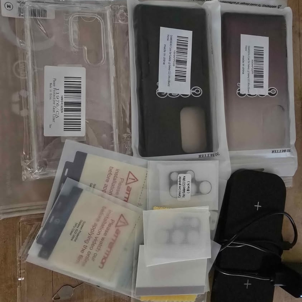 Black and Clear Phone Cases